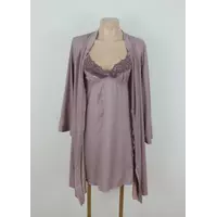 Халат + сорочка Ріта(пастельно-фіолетовий)